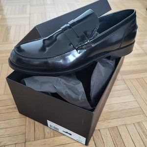 New THE KOOPLES men black moccasins size 44 (10.5)